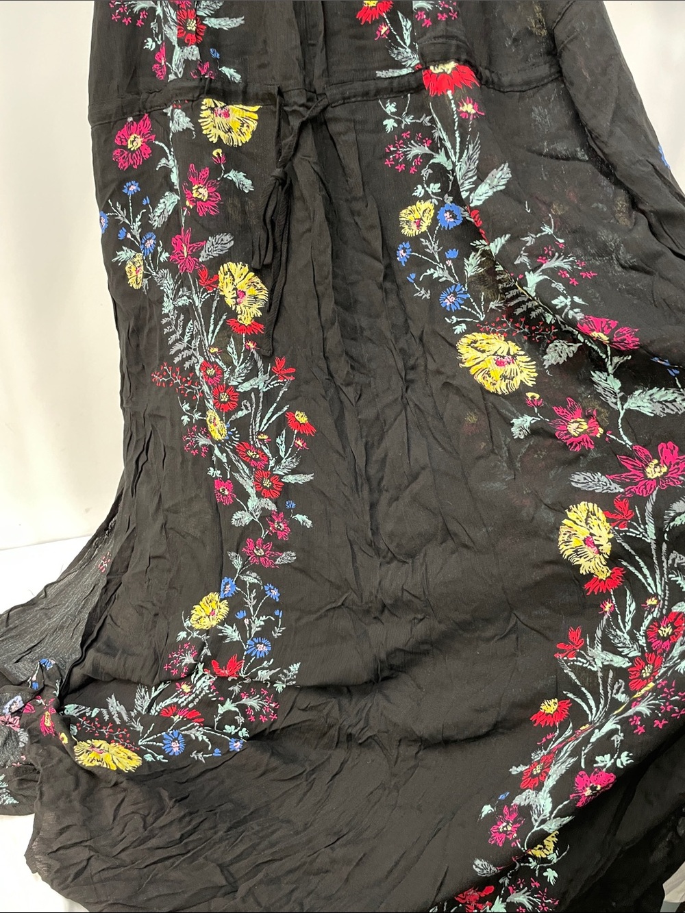 CITY CHIC FLORAL SLEEVELESS MAXI DRESS FTL-04-216 - Picture 6 of 7